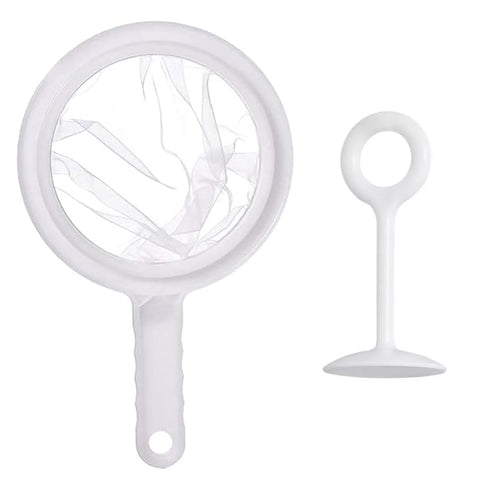 Rosineer Ultra Fine Nylon Strainer / Sieve / Filter with Press Tool - 25, 75, 150 Micron Mesh Options